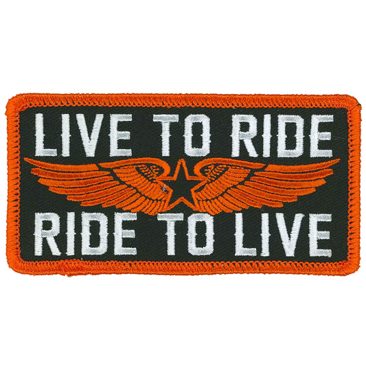 Hot Leathers Live To Ride Patch