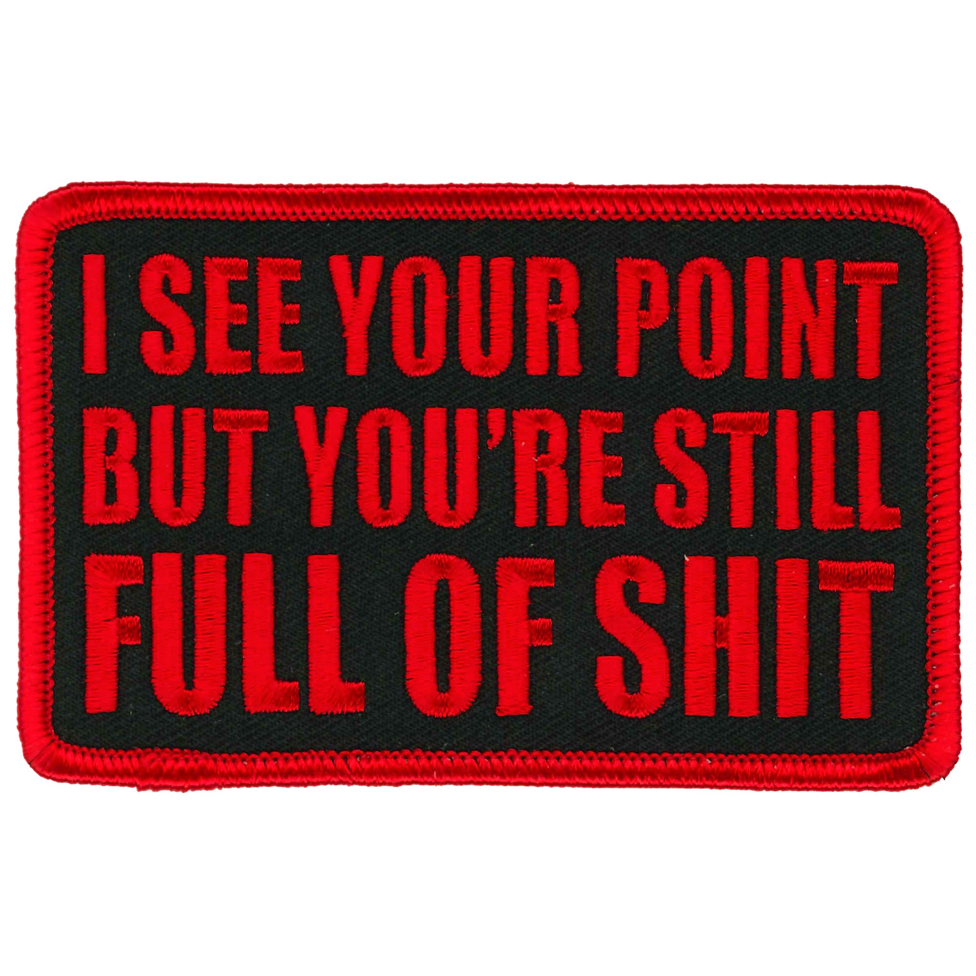 Hot Leathers I See Your Point Patch
