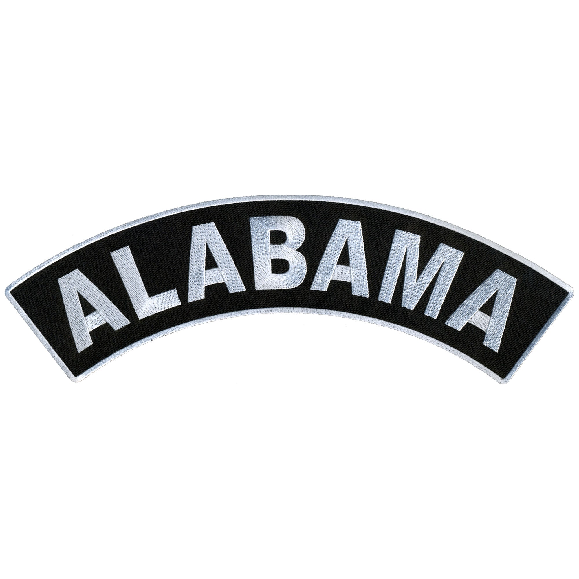 Hot Leathers Alabama 12” X 3” Top Rocker Patch