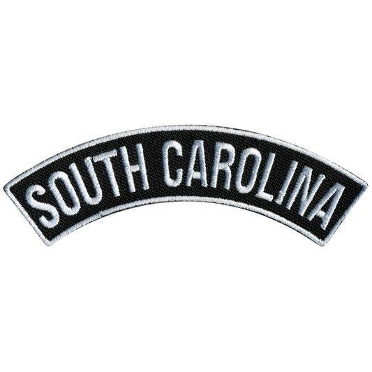 Hot Leathers South Carolina 4” X 1” Top Rocker Patch