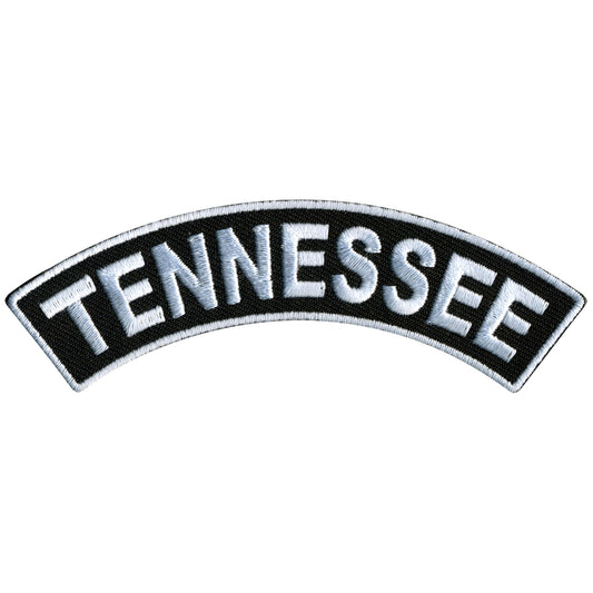 Hot Leathers Tennessee 4” X 1” Top Rocker Patch