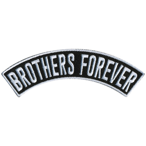 Hot Leathers Brothers Forever 4” X 1” Top Rocker Patch