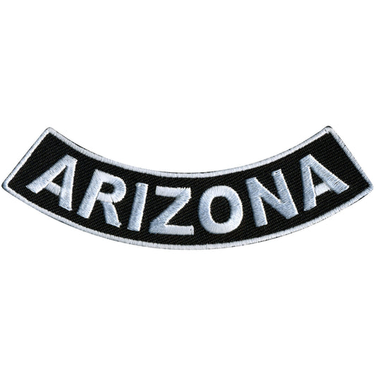 Hot Leathers Arizona 4” X 1” Bottom Rocker Patch