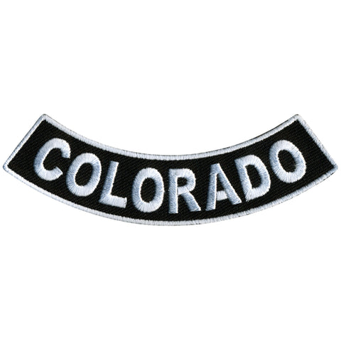 Hot Leathers Colorado 4” X 1” Bottom Rocker Patch