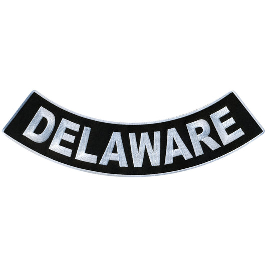 Hot Leathers Delaware 12” X 3” Bottom Rocker Patch