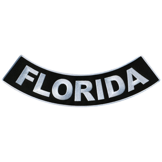 Hot Leathers Florida 12” X 3” Bottom Rocker Patch