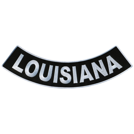 Hot Leathers Louisiana 12” X 3” Bottom Rocker Patch