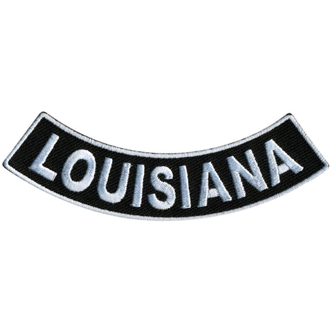 Hot Leathers Louisiana 4” X 1” Bottom Rocker Patch