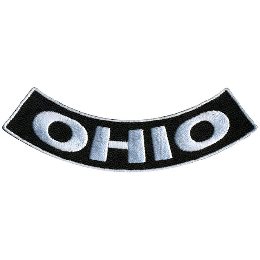 Hot Leathers Ohio 4” X 1” Bottom Rocker Patch