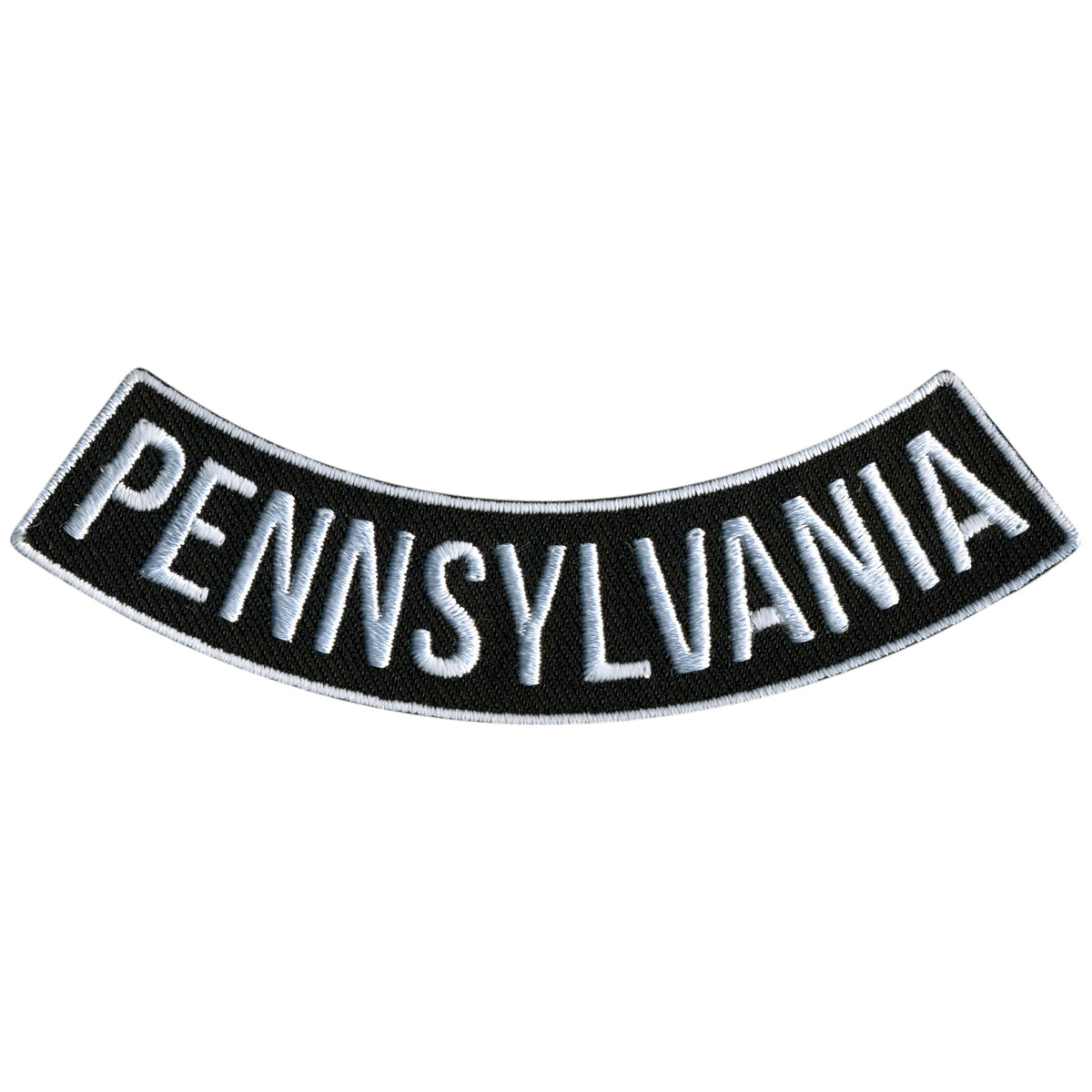 Hot Leathers Pennsylvania 4” X 1” Bottom Rocker Patch