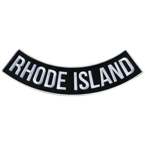 Hot Leathers Rhode Island 12” X 3” Bottom Rocker Patch