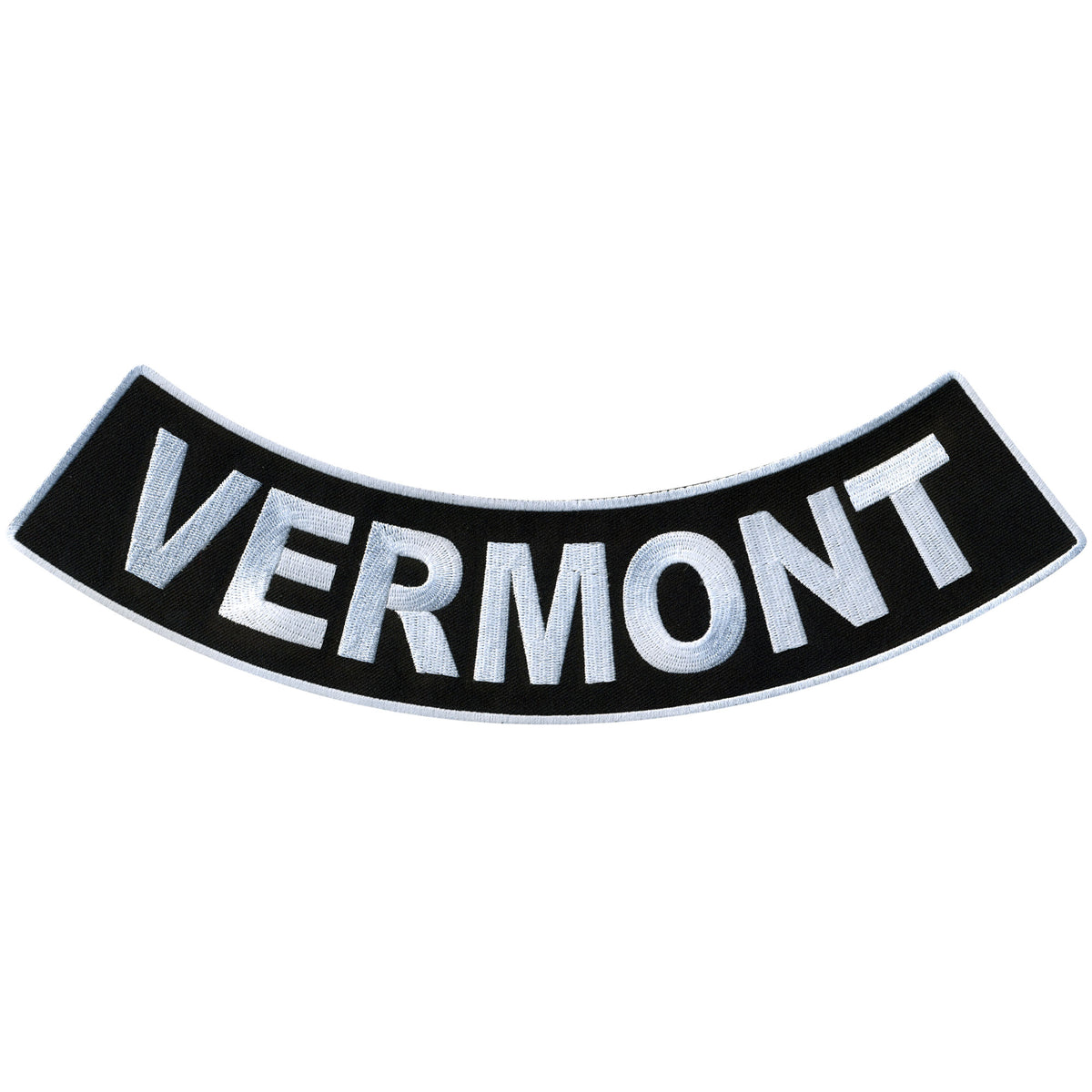 Hot Leathers Vermont 12” X 3” Bottom Rocker Patch