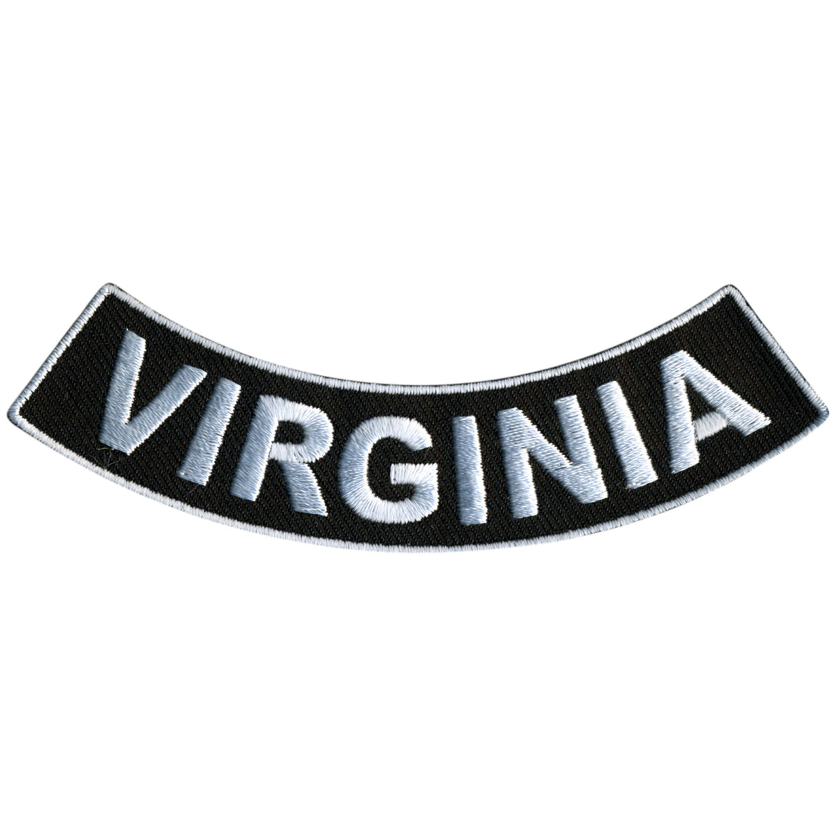 Hot Leathers Virginia 4” X 1” Bottom Rocker Patch