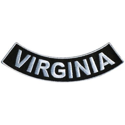 Hot Leathers Virginia 4” X 1” Bottom Rocker Patch