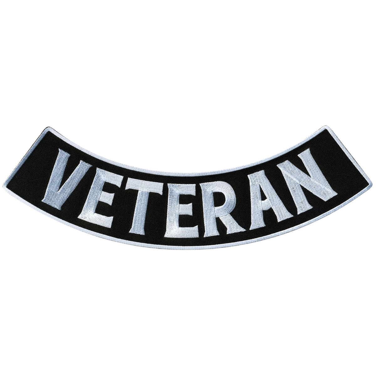 Hot Leathers Veteran 12” X 3” Bottom Rocker Patch