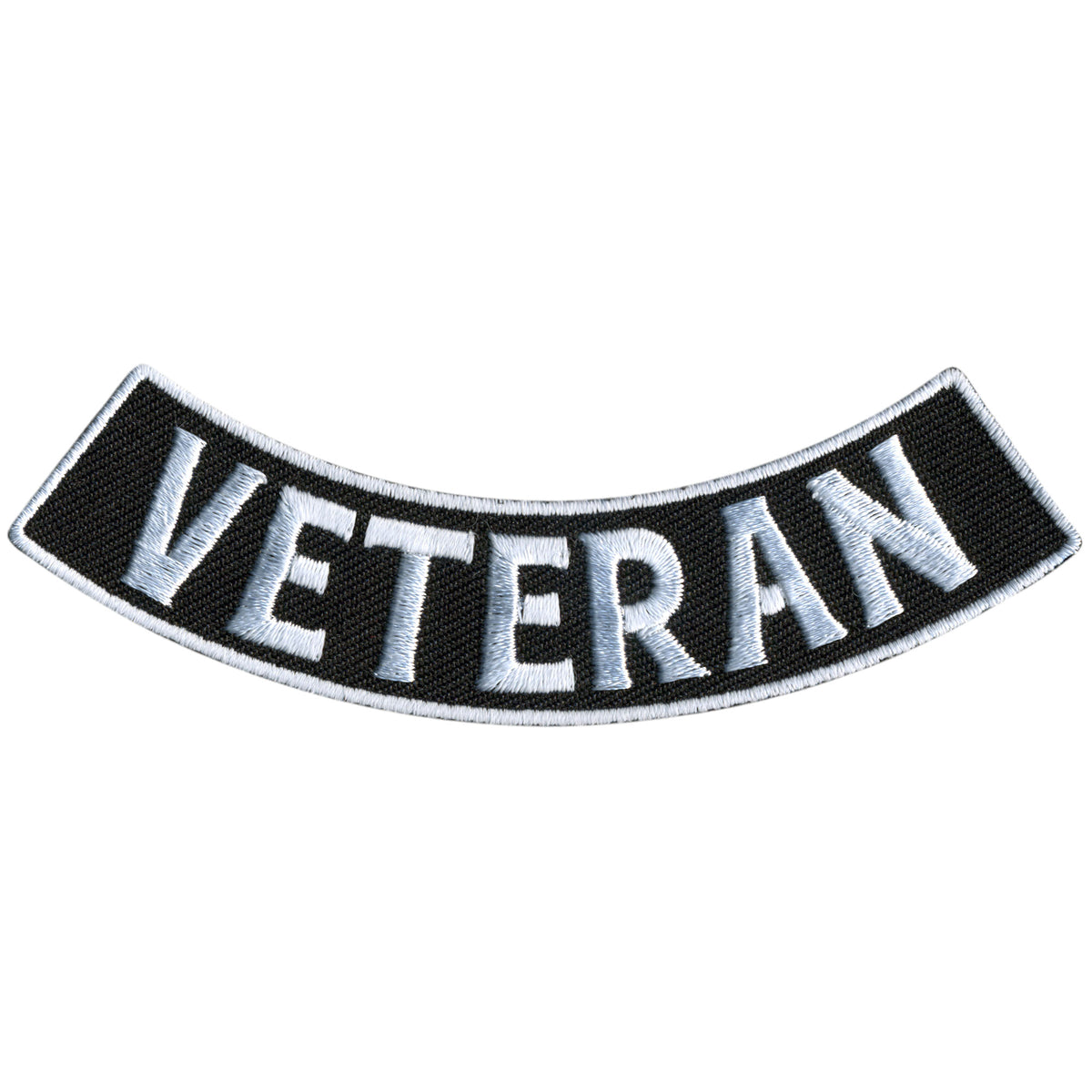 Hot Leathers Veteran 4” X 1” Bottom Rocker Patch