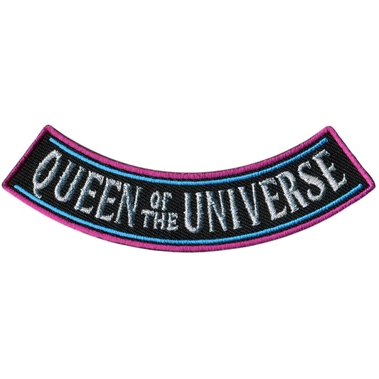 Hot Leathers Queen Of The Universe 4” X 1” Bottom Rocker Patch