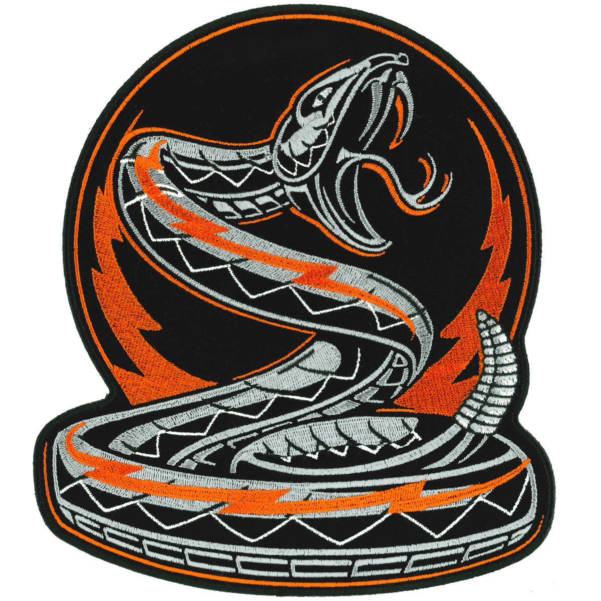 PATCH RATTLER EMBLEM 8"