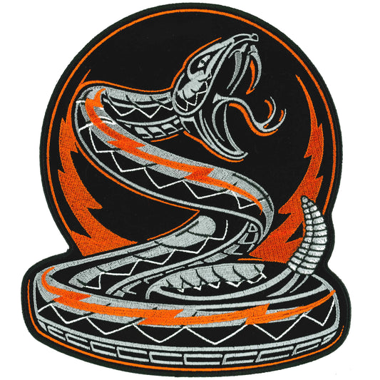 PATCH RATTLER EMBLEM 8"