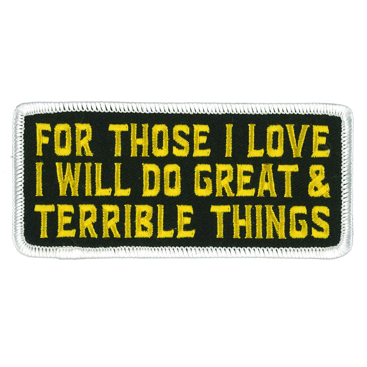 Hot Leathers Terrible Things 4" Patch