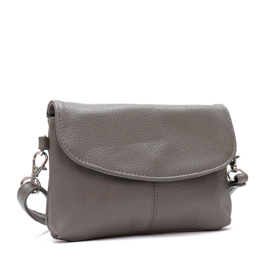 Hot Leathers Gray Small Magnet Closure Purse