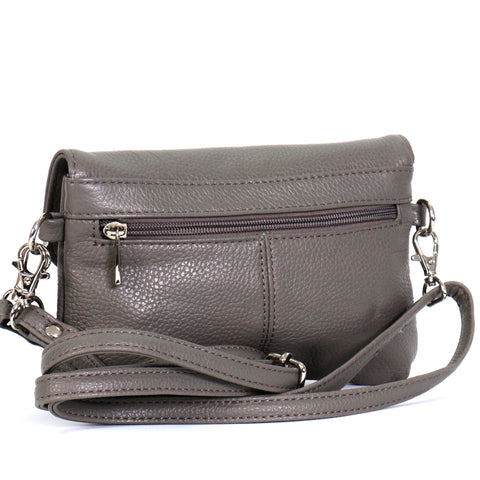 Hot Leathers Gray Small Magnet Closure Purse