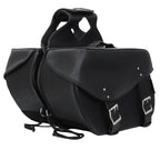 Hot Leathers SDB1006 Large Wide 2-Buckle PVC Saddle Bags 15X12X7