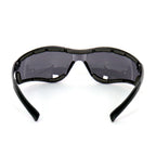 Hot Leathers Safety Wings Sunglasses with Smoke Mirror Lenses