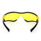 Hot Leathers Safety Wings Sunglasses with Yellow Lenses