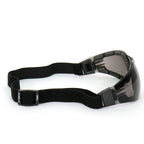 Hot Leathers Safety Sunglasses Goggles with Smoke Mirror Lenses