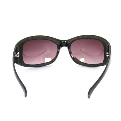 Hot Leathers Bling Sunglasses with Foam Padding and Smoke Lenses