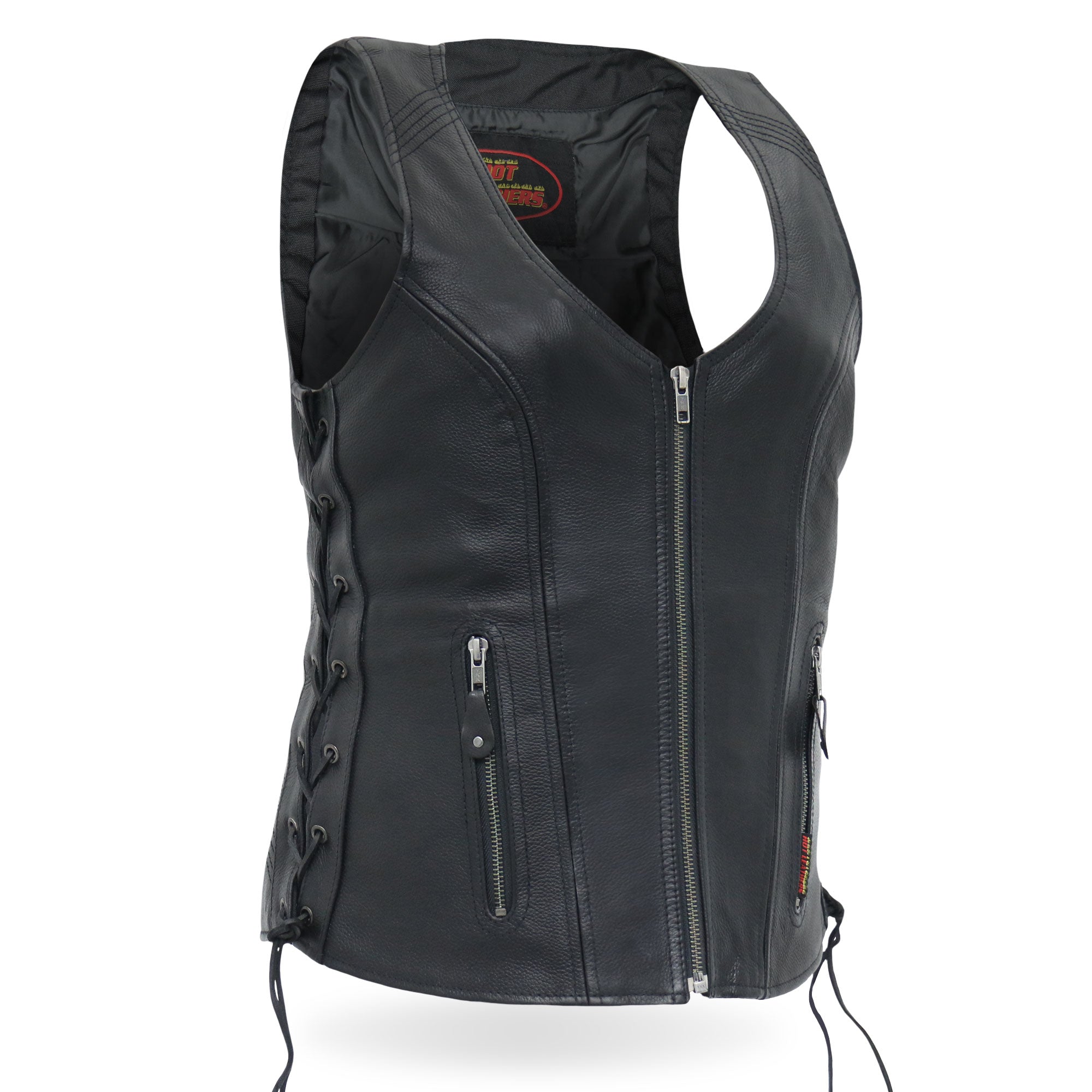 High-Quality Harley Davidson Sleeveless Motorcycle Cowhide Leather