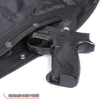 Hot Leathers VSL1019 Ladies BIker 'Red Rose' Lined Black Leather Motorcycle Vest