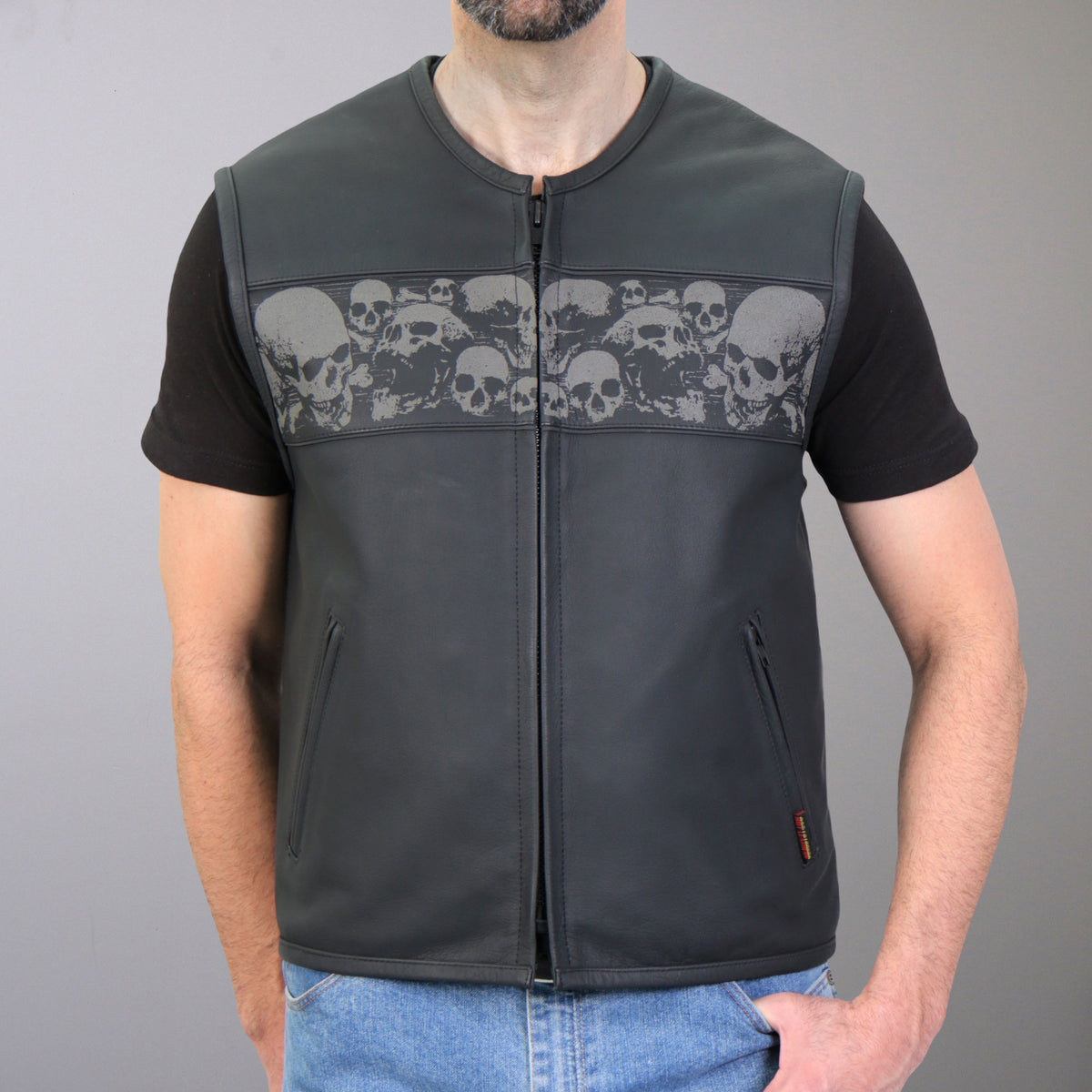 Shop Leather Motorcycle Vests – Biker & Riding Vests | Hot Leathers ...