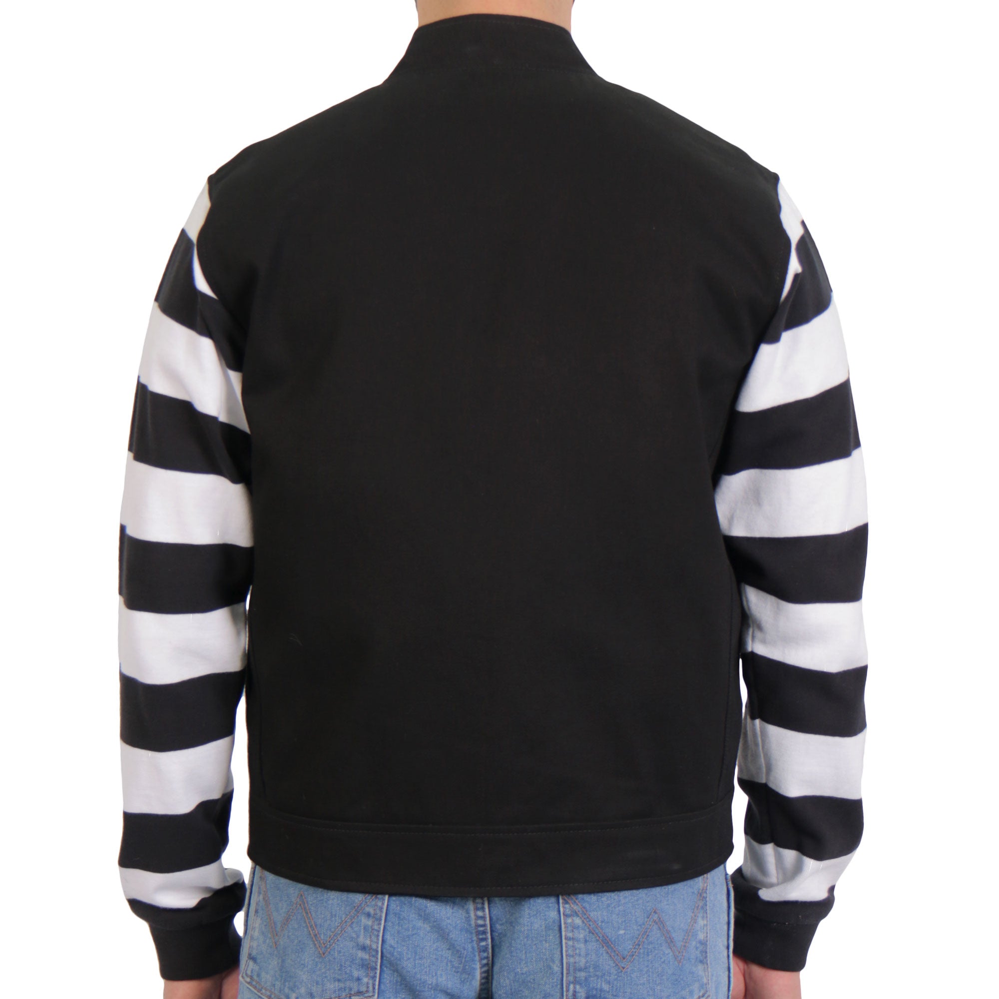 VEST M DENIM STRIPED SLEEVE CC