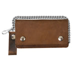 Hot Leathers Distressed Brown Bi-Fold Wallet