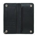 Hot Leathers WLC2201 Double Fold 4 Pocket Leather Wallet with Chain