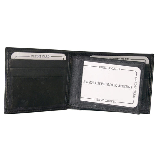 Hot Leathers Leather Bi-Fold Wallet