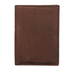 Hot Leathers Brown Credit Card Holding Wallet
