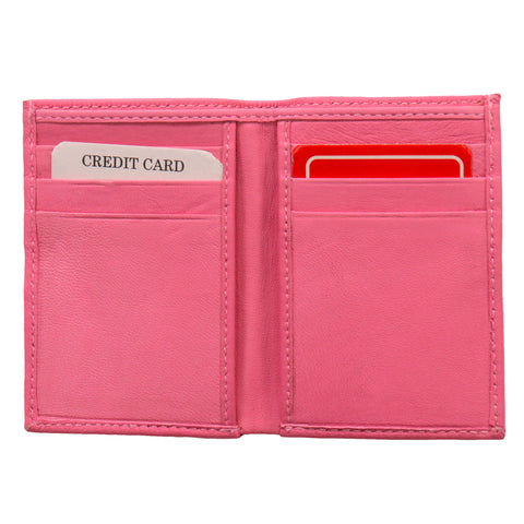 Hot Leathers Pink Credit Card Holding Wallet