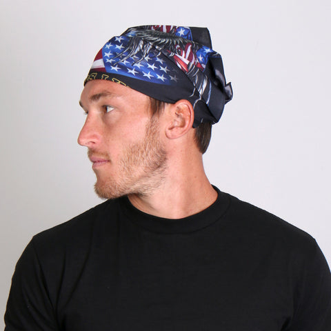 Hot Leathers BAB1044 Patriotic Upwing Bandana