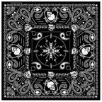 Hot Leathers BAB1075 Spade Skull Paisley Bandana