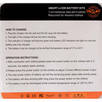 Milwaukee Leather and Nexgen Heat BAT7410000 7.4v Universal Battery 10000 MAH for Heated Apparel