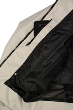 M Boss Motorcycle Apparel BOS11705 Men's Silver Mesh and Nylon Racer Jacket with Armor