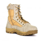 Hot Leathers Mens Military Desert Tan Side Zip Boot BTM1013