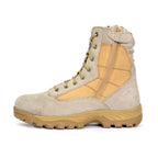 Hot Leathers Mens Military Desert Tan Side Zip Boot BTM1013