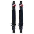 Hot Leathers BUA2008 American Flag Motorcycle Riding Pant Clips