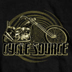 Official Cycle Source Magazine CSM1006 Men’s Chopper Black T-Shirt