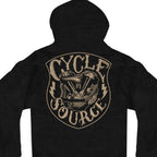 Official Cycle Source Magazine CSM4011 Men’s Knucklehead Black Hoodie Sweatshirt