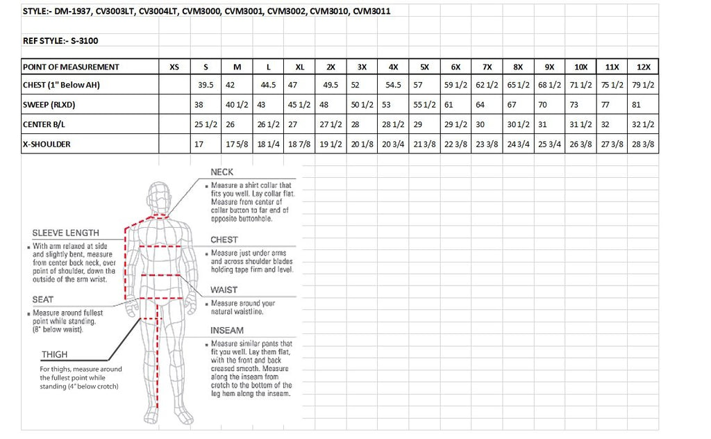 Club Vest CV3004LT Men's Blue Denim Collarless Vest with Concealed Snaps and Hidden Zipper